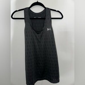 UNDER ARMOUR WOMENS ACTIVE TANK TOP LOOSE FIT IN GREY SIZE M